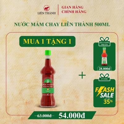 NƯỚC MẮM CHAY LIÊN THÀNH MUA 1 TẶNG 1