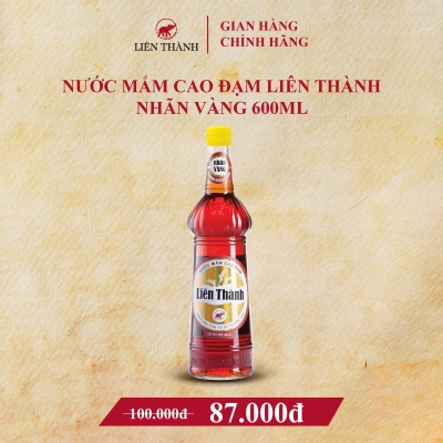 NƯỚC MẮM LIÊN THÀNH NHÃN VÀNG 600ML