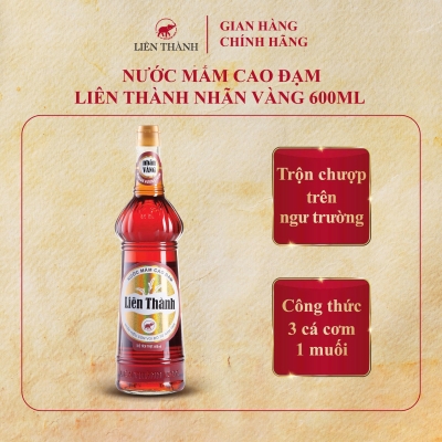 NƯỚC MẮM LIÊN THÀNH NHÃN VÀNG 600ML